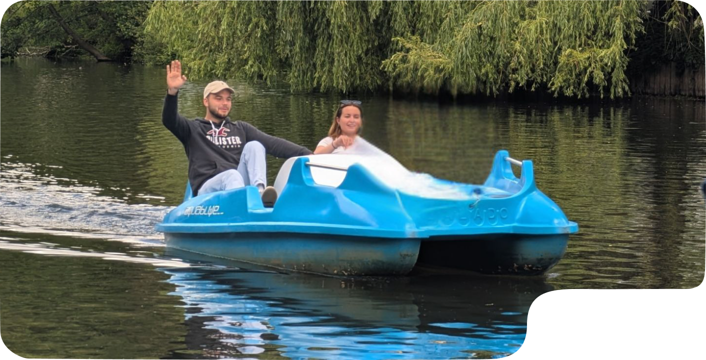 Pédalo sur l’Orne